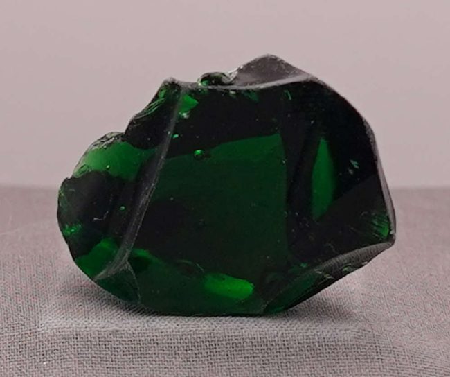 Rare Iridium Emerald with bubbles Monatomic Andara Crystal 23.0 g.