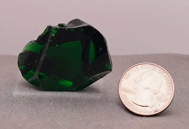 Rare Iridium Emerald with bubbles Monatomic Andara Crystal 23.0 g. - Image 6