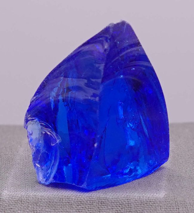 Gem Banded Elestial Sapphire/Tanzanite Fire Monatomic Andara Crystal 33.2 g. - Image 3