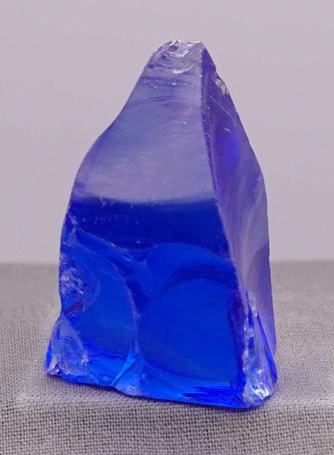 Gem Banded Elestial Sapphire/Tanzanite Fire Monatomic Andara Crystal 33.2 g. - Image 4