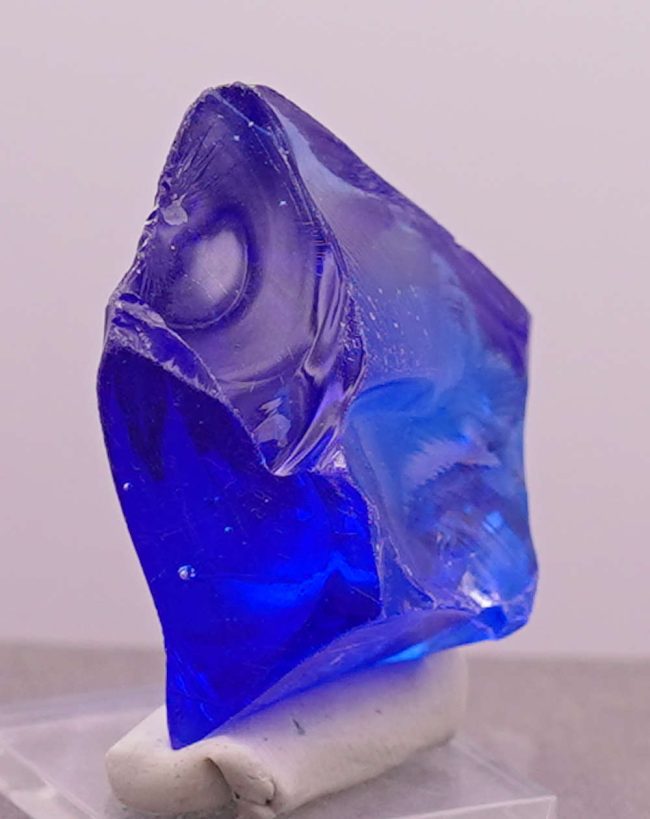 Gem Banded Elestial Sapphire/Tanzanite Fire Monatomic Andara Crystal 56.5 g. - Image 4