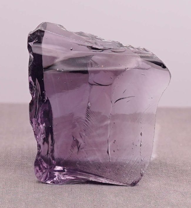Gem Banded Sovereign Amethyst Monatomic Andara Crystal 58.3 g.