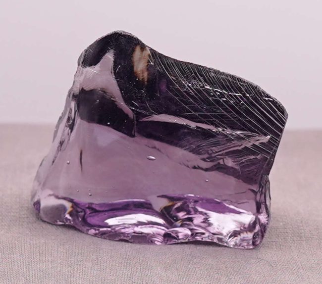 Gem Banded Sovereign Amethyst Monatomic Andara Crystal 58.3 g. - Image 3