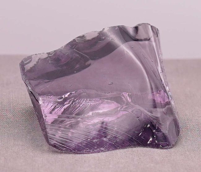 Gem Banded Sovereign Amethyst Monatomic Andara Crystal 58.3 g. - Image 5