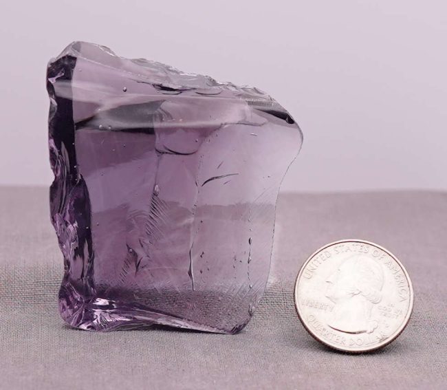 Gem Banded Sovereign Amethyst Monatomic Andara Crystal 58.3 g. - Image 7