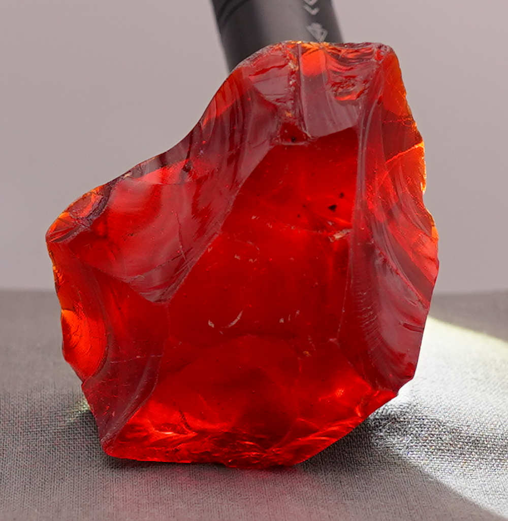 Rare Gem Angel Aura Scarlet Shift Monatomic Andara Crystal 101.5 g. - Image 5