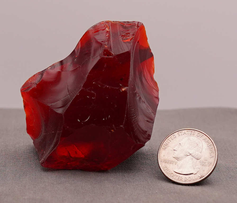 Rare Gem Angel Aura Scarlet Shift Monatomic Andara Crystal 101.5 g. - Image 10