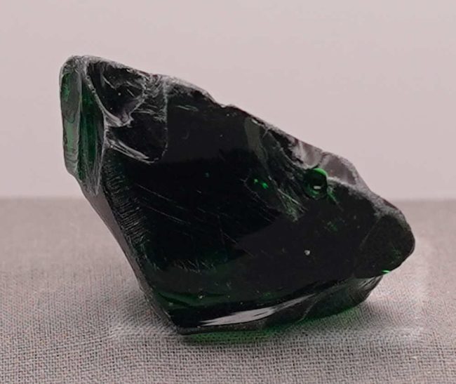 Rare Iridium Emerald with bubbles Monatomic Andara Crystal 36.6 g. - Image 3