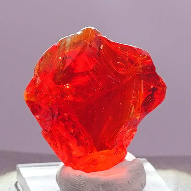 Rare Gem Banded Fire Opal with bubbles Monatomic Andara Crystal 22.2 g. - Image 3