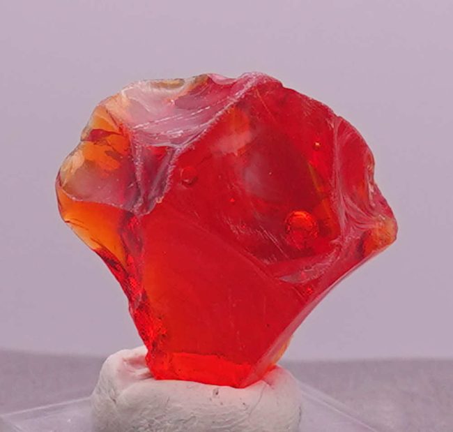 Rare Gem Banded Fire Opal with bubbles Monatomic Andara Crystal 22.2 g. - Image 7