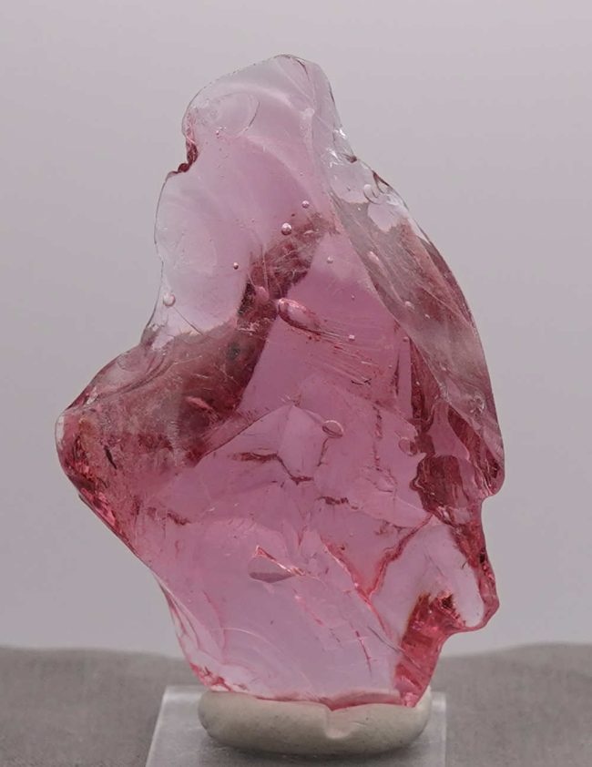 Rare Gem Angel Aura HGW Pink with bubbles Monatomic Andara Crystal 105.6 g. - Image 6