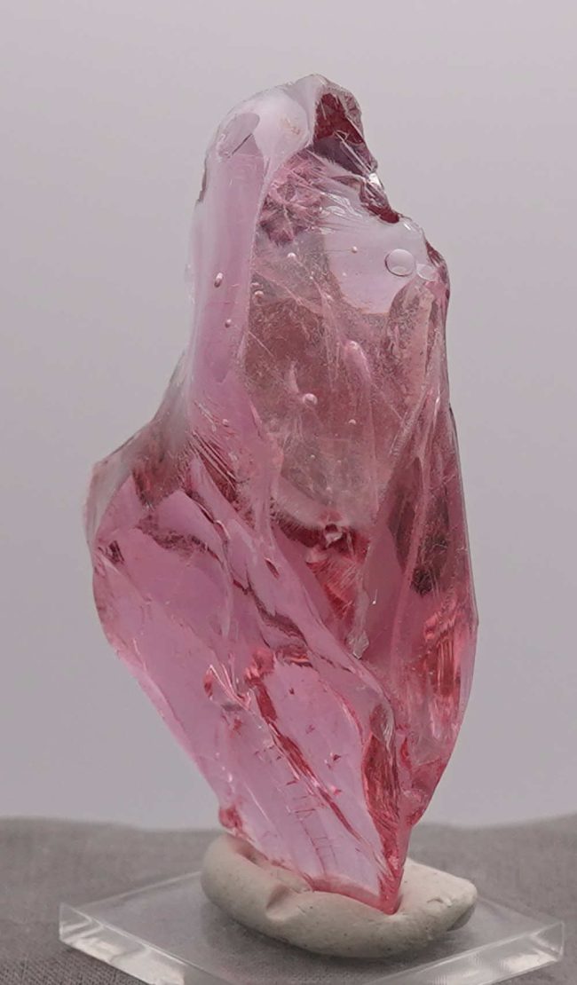 Rare Gem Angel Aura HGW Pink with bubbles Monatomic Andara Crystal 105.6 g. - Image 7