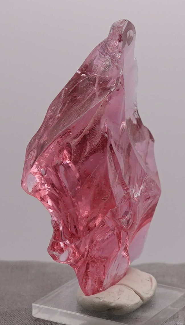 Rare Gem Angel Aura HGW Pink with bubbles Monatomic Andara Crystal 105.6 g. - Image 8