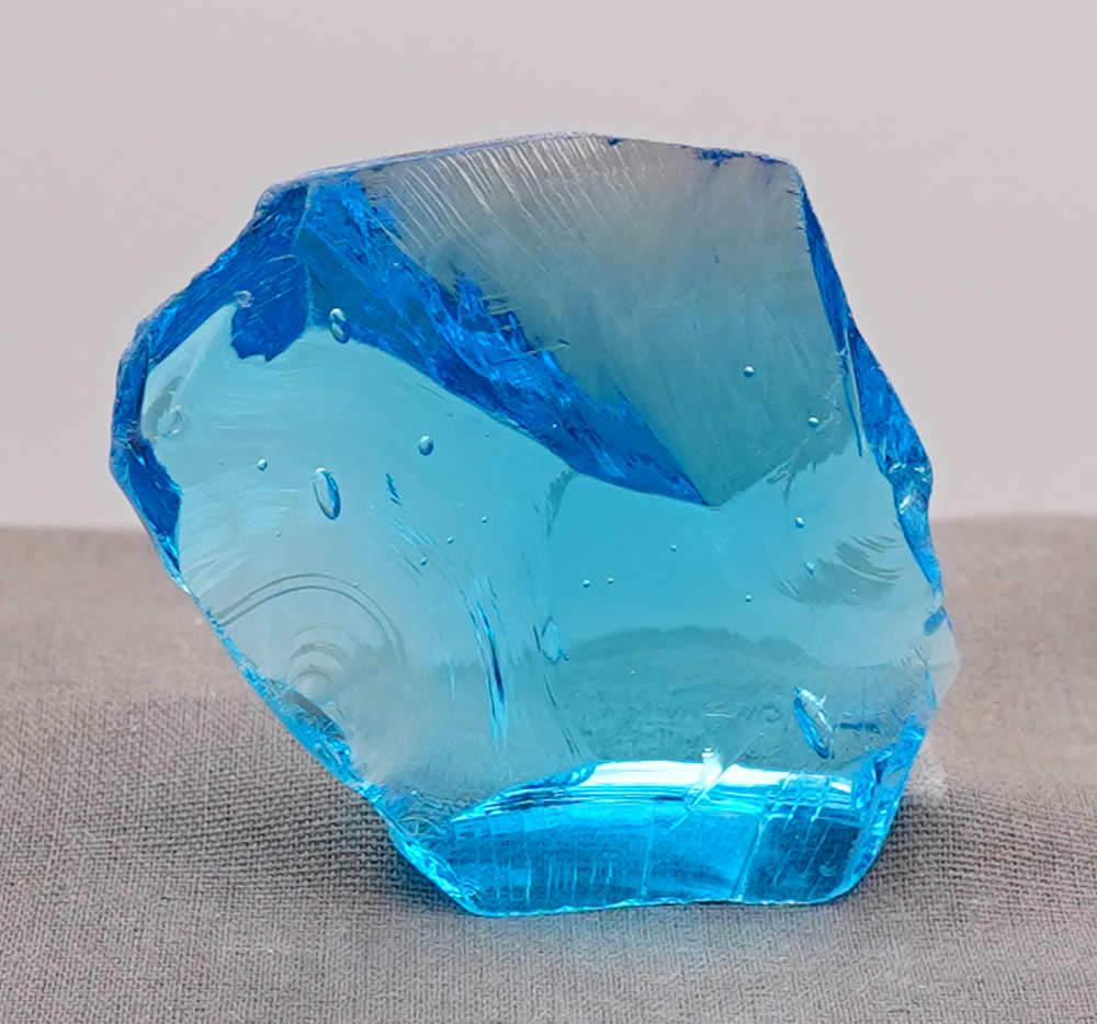Rare Gem Electric Blue with bubbles Monatomic Andara Crystal 50.3 g. - Image 2