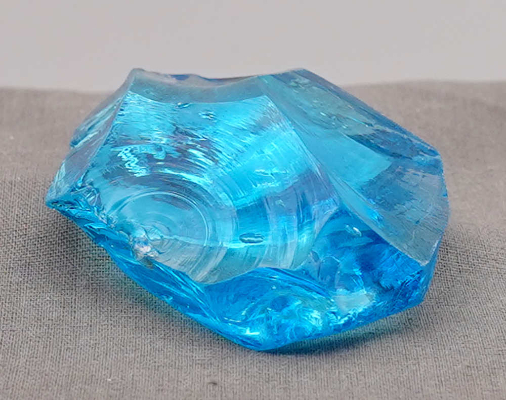 Rare Gem Electric Blue with bubbles Monatomic Andara Crystal 50.3 g. - Image 5