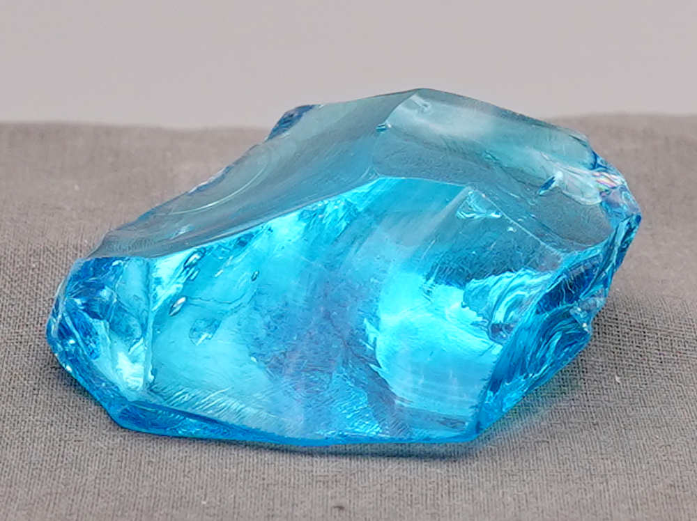 Rare Gem Electric Blue with bubbles Monatomic Andara Crystal 50.3 g. - Image 6