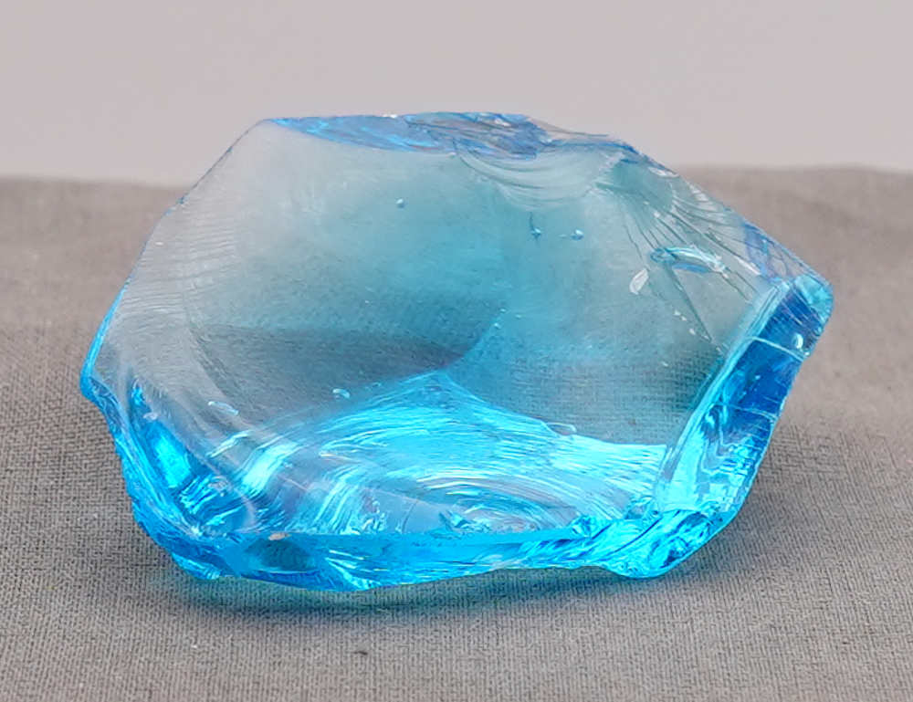Rare Gem Electric Blue with bubbles Monatomic Andara Crystal 50.3 g. - Image 8