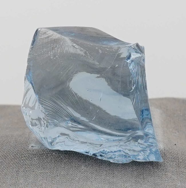 Rare Gem Banded Glacier Blue Monatomic Andara Crystal 43.1 g. - Image 4