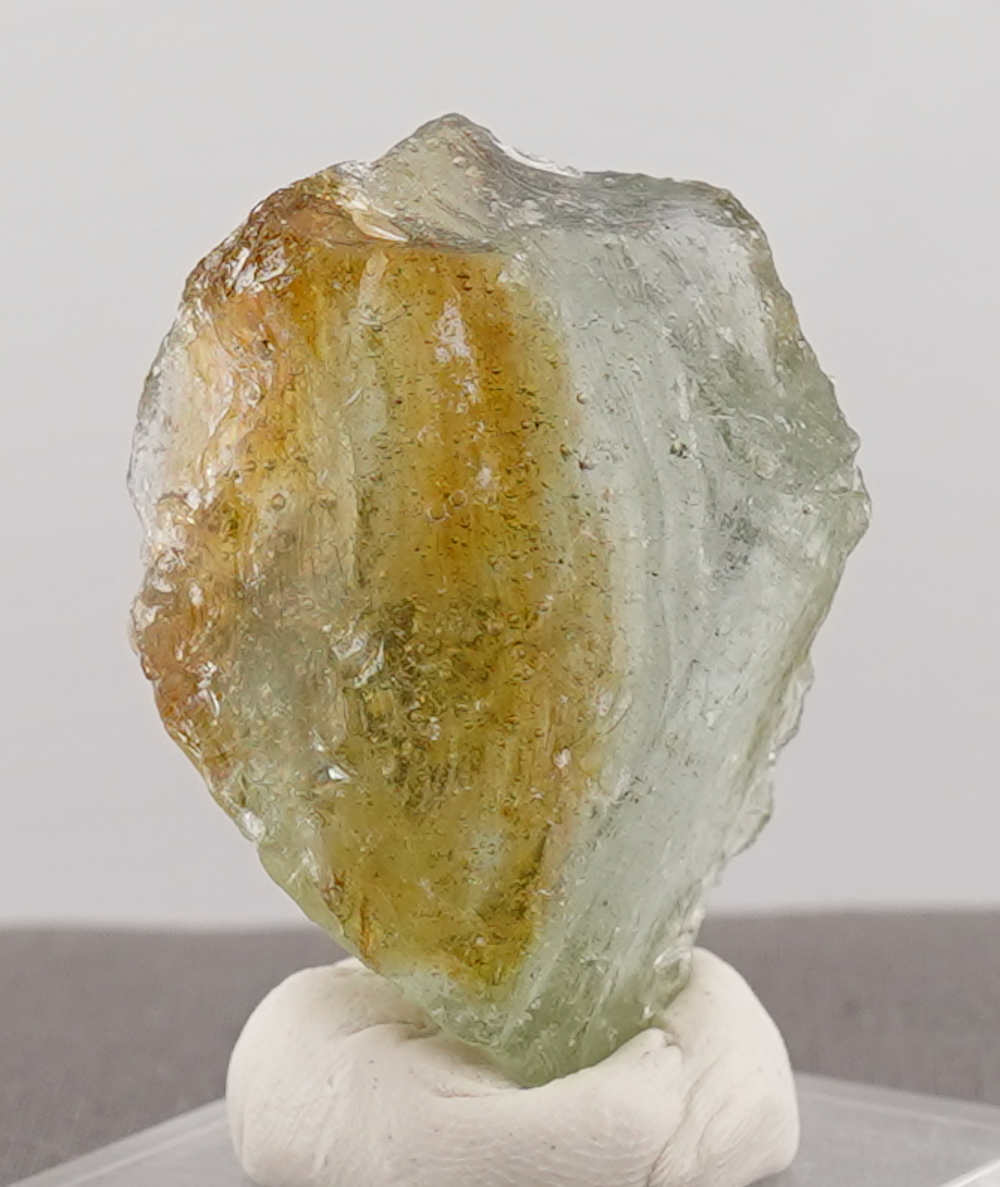 Rare Bicolor Celestial Gold Green/Earth Shaman Sea Foam Monatomic Andara Crystal 26.3 g. - Image 6