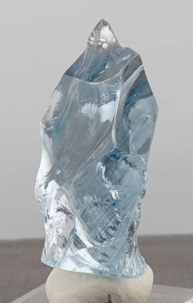 Rare Gem Banded Glacier Blue with bubbles Monatomic Andara Crystal 44.0 g. - Image 4