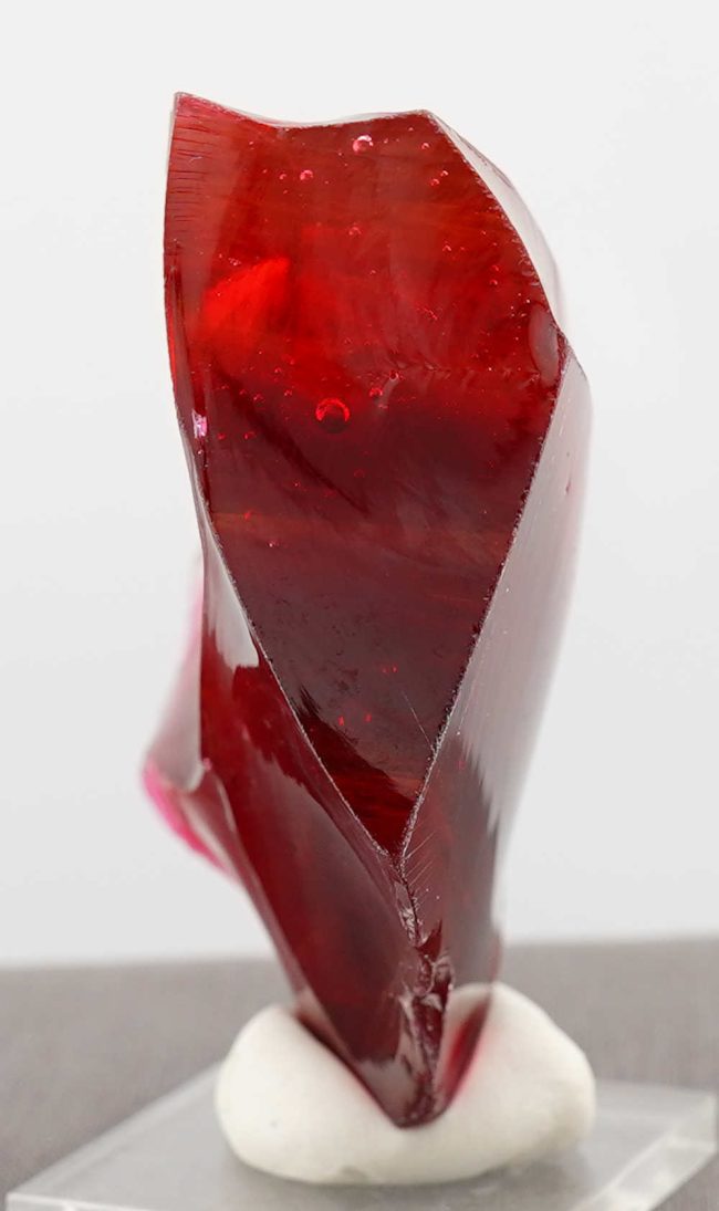 Rare Gem Bicolor Banded Raspberry/Gold Monatomic Andara Crystal 153.5 g. - Image 12
