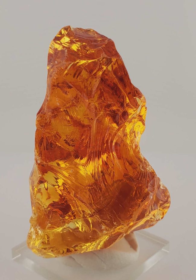 Rare Gem Banded Fire Opal Monatomic Andara Crystal 131.1 g. - Image 4