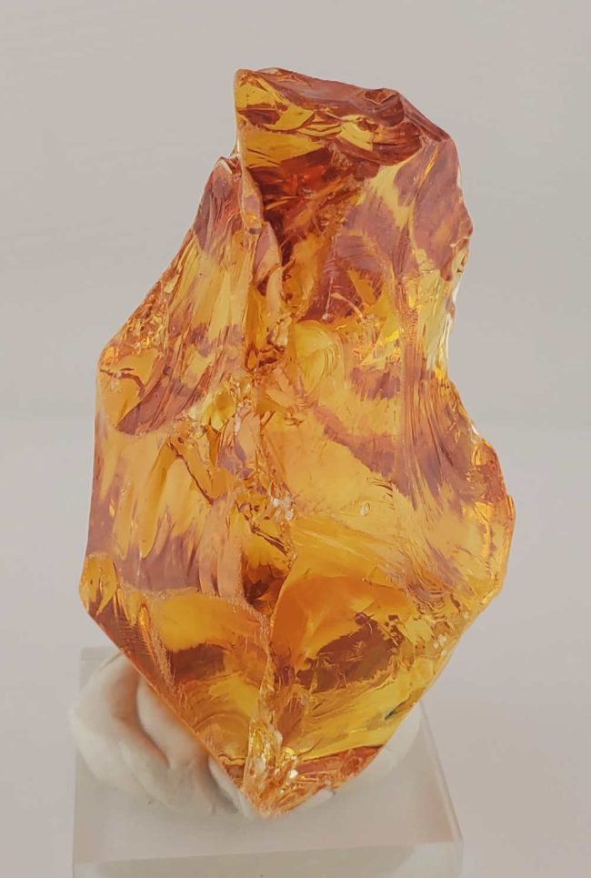 Rare Gem Banded Fire Opal Monatomic Andara Crystal 131.1 g. - Image 5