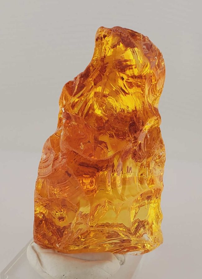 Rare Gem Banded Fire Opal Monatomic Andara Crystal 131.1 g. - Image 6