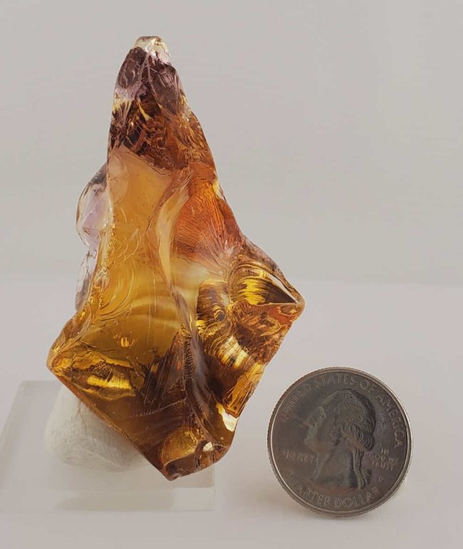 Rare Gem Multi Gold/HGW Pink/Sov. Amethyst Monatomic Andara Crystal 78.1 g. - Image 12