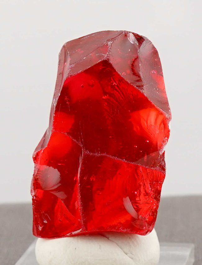Rare Gem Bicolor Banded Raspberry Resonance/Gold Monatomic Andara Crystal 46.7 g. - Image 5