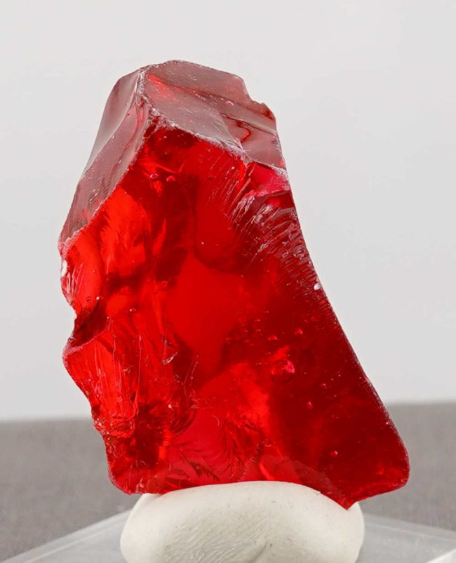 Rare Gem Bicolor Banded Raspberry Resonance/Gold Monatomic Andara Crystal 46.7 g. - Image 6
