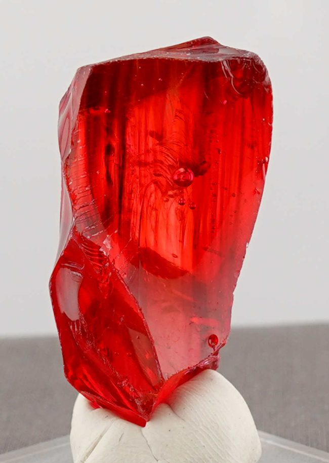 Rare Gem Bicolor Banded Raspberry Resonance/Gold Monatomic Andara Crystal 46.7 g. - Image 8