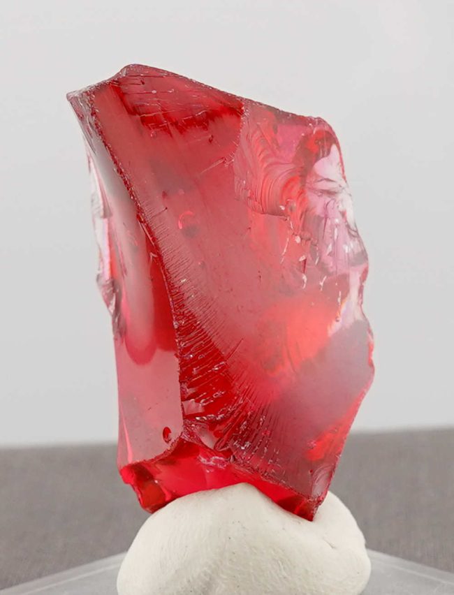 Rare Gem Bicolor Banded Raspberry Resonance/Gold Monatomic Andara Crystal 46.7 g. - Image 9