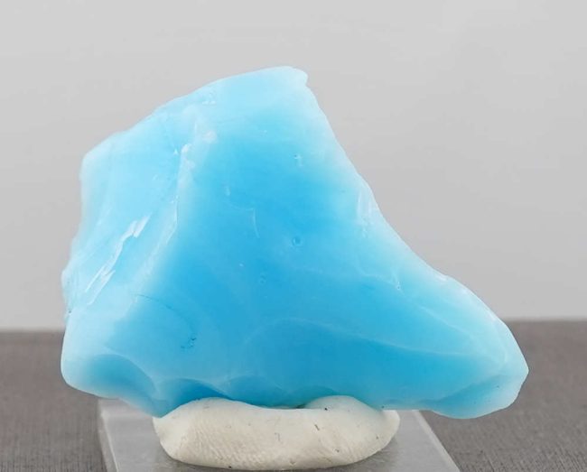Rare Bicolor Pastel Bleu Topaz/Cosmic Ice Monatomic Andara Crystal 36.2 g. - Image 6