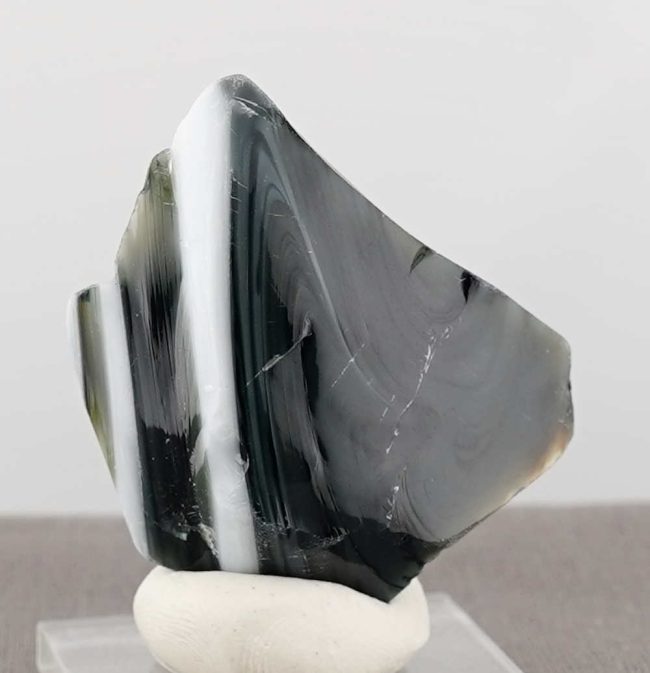 Rare Multi Iridium Black/Pastel Cosmic Ice/Pastel Adamantine Monatomic Andara Crystal 25.6 g.