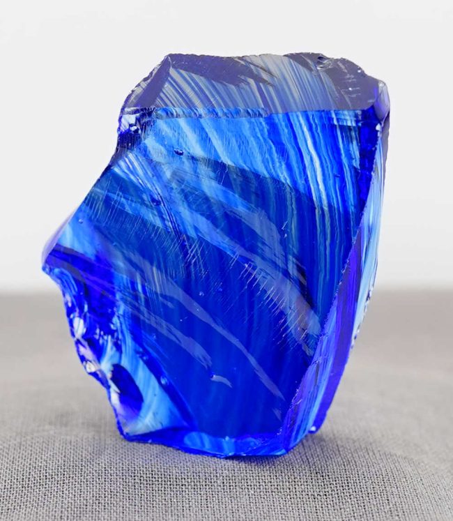 Gem Banded Elestial Sapphire/Tanzanite Fire Monatomic Andara Crystal 34.3 g.