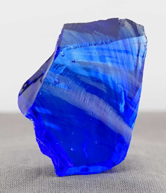 Gem Banded Elestial Sapphire/Tanzanite Fire Monatomic Andara Crystal 34.3 g. - Image 3