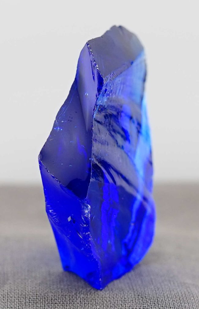 Gem Banded Elestial Sapphire/Tanzanite Fire Monatomic Andara Crystal 34.3 g. - Image 4