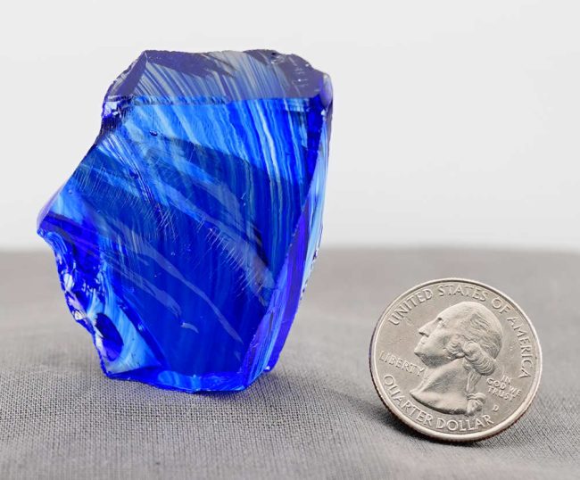 Gem Banded Elestial Sapphire/Tanzanite Fire Monatomic Andara Crystal 34.3 g. - Image 11