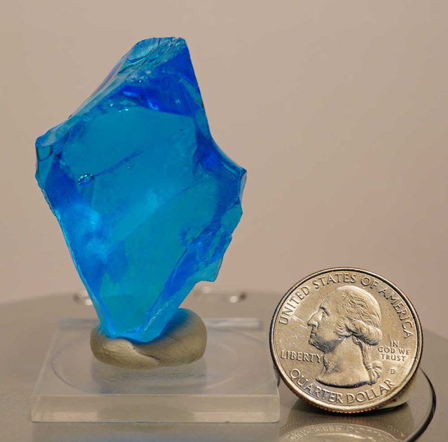 Rare Gem Angel Aura Electric Blue Monatomic Andara Crystal 55.2 g. - Image 12