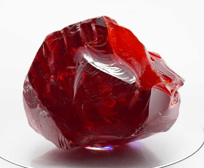 Rare Gem Multi Scarlet Shift/Ice "Heart" Monatomic Andara Crystal 138.0 g. - Image 12