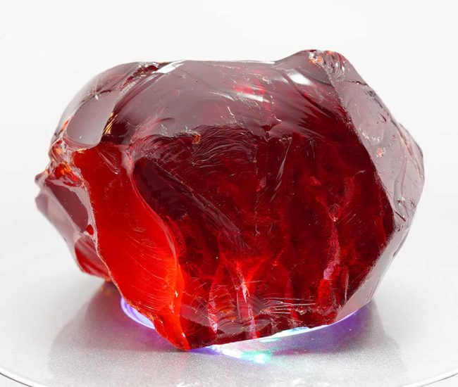 Rare Gem Multi Scarlet Shift/Ice "Heart" Monatomic Andara Crystal 138.0 g. - Image 13