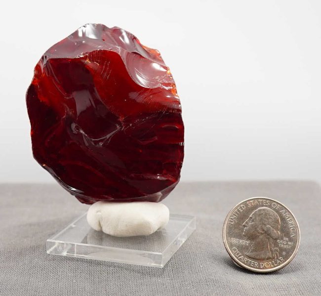 Rare Gem Multi Scarlet Shift/Ice "Heart" Monatomic Andara Crystal 138.0 g. - Image 15