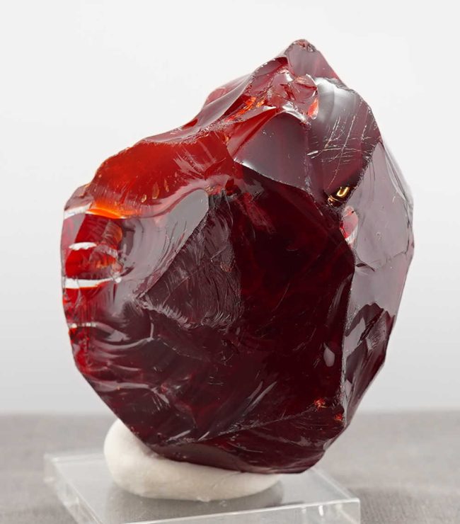 Rare Gem Multi Scarlet Shift/Ice "Heart" Monatomic Andara Crystal 138.0 g. - Image 7