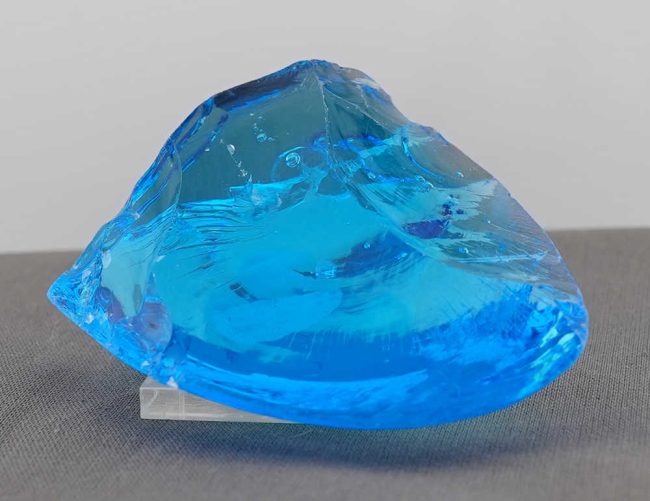 Rare Gem Electric Blue Monatomic Andara Crystal 89.9 g. - Image 9