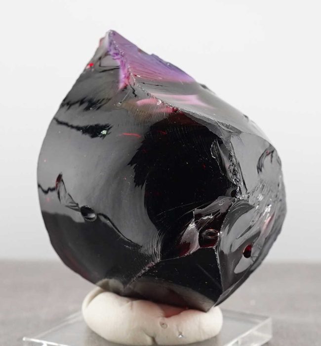 Rare Gem Multi Angel Aura Raspberry/Amethyst/Pastel Pink "Heart" Monatomic Andara Crystal 152.4 g. - Image 13