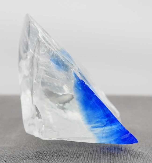 Rare Gem Bicolor Elestial Sapphire/Cosmic Ice Monatomic Andara Crystal 263.9 g. - Image 4