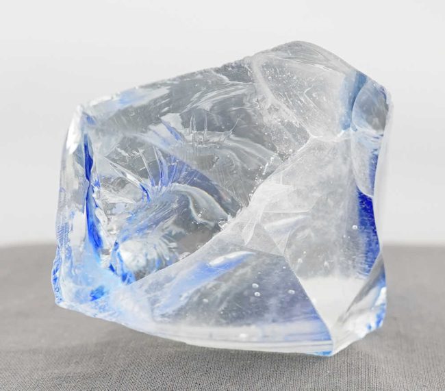 Rare Gem Bicolor Elestial Sapphire/Cosmic Ice Monatomic Andara Crystal 263.9 g. - Image 6