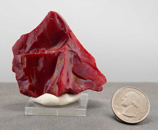 Rare Gem Multi Banded Dragon's Blood Monatomic Andara Crystal 64.4 g. - Image 11