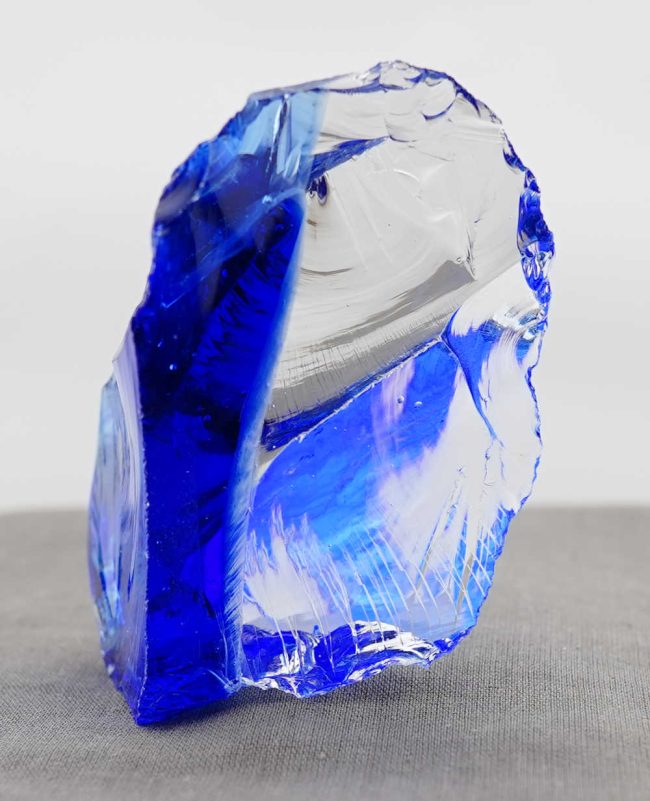 Rare Gem Bicolor Elestial Sapphire/Cosmic Ice Monatomic Andara Crystal 154.7 g.